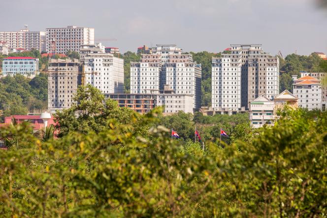 The Victory Hill complex in Sihanoukville on December 19, 2021.