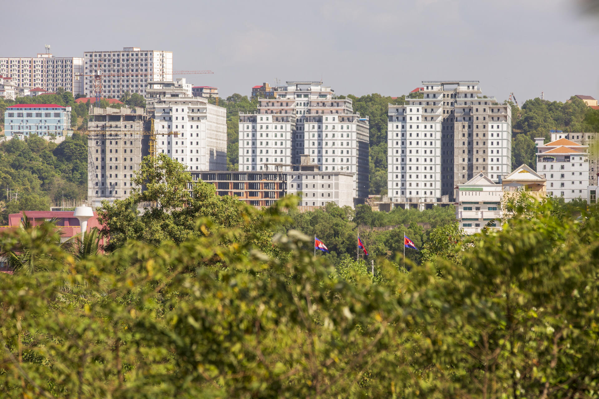 Le complexe de Victory Hill, à Sihanoukville, le 19 décembre 2021.