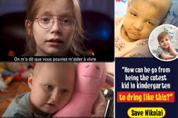 Montages de publicités, de vidéos et de pages Facebook voulant inciter à la donation pour les enfants malades.