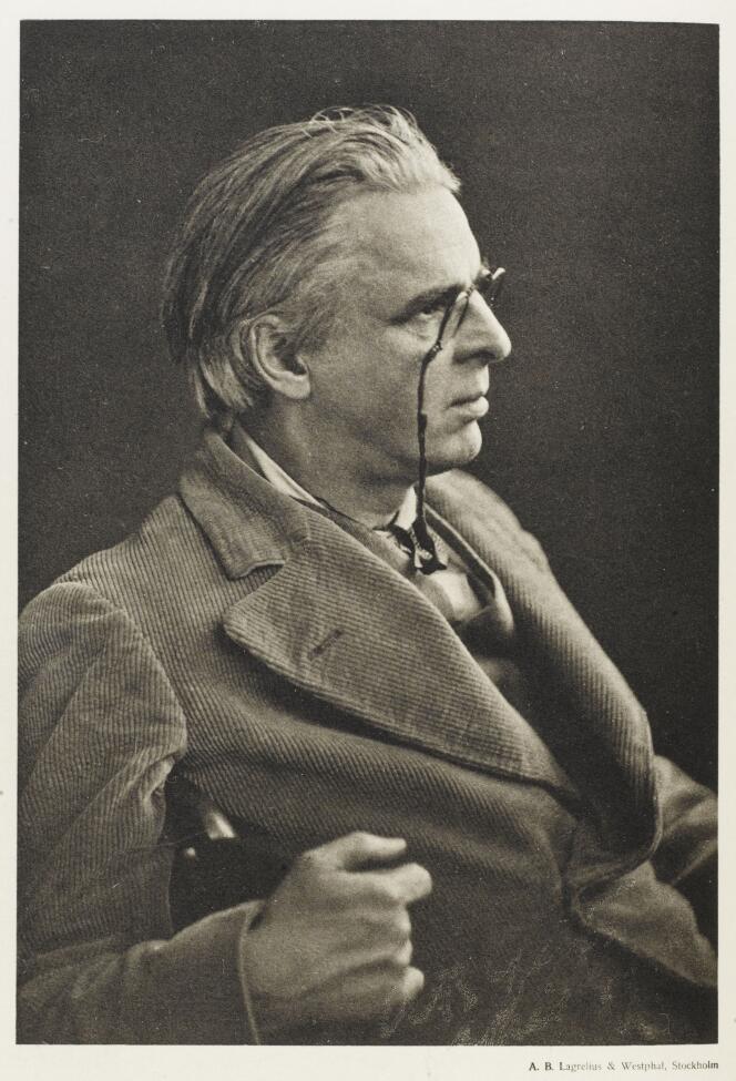 Le poète irlandais William Butler Yeats, l’année de son prix Nobel de littérature, 1923.