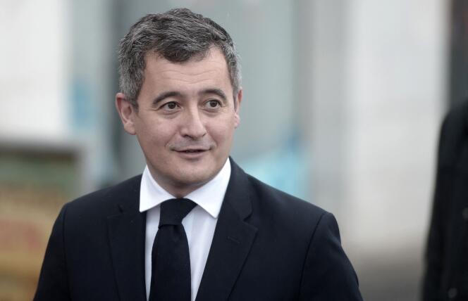 Le ministre de l’intérieur,  Gérald Darmanin, à Bayonne ( Pyrénées-Atlantiques), le 13 janvier 2021.