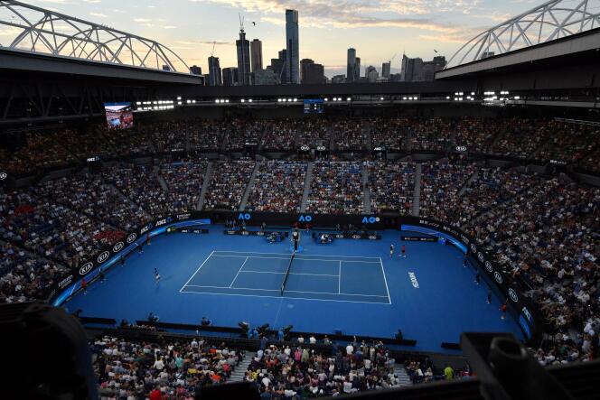 The Rod Laver Arena, where the Australian Open takes place.