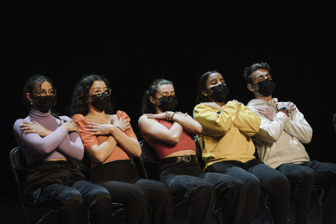 Représentation de « Juste la fin », au Théâtre de Saint-Quentin en Yvelines, le 26 mai 2021.