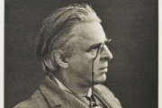 Le poète irlandais William Butler Yeats, l’année de son prix Nobel de littérature, 1923.