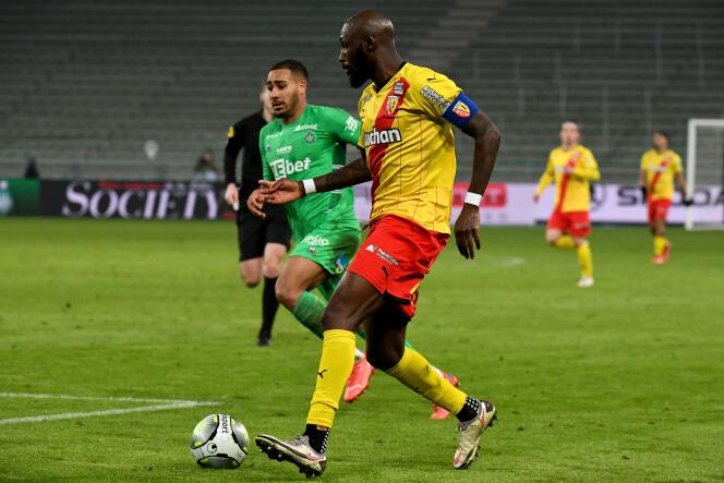 Le Lensois Seko Fofana encore décisif, à Saint-Etienne, le 15 janvier 2022.