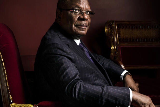 L’ancien président malien, Ibrahim Boubacar Keïta, à Paris, le 3 décembre 2013.