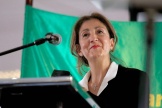 Ingrid Betancourt à Bogota, le 18 janvier 2022.