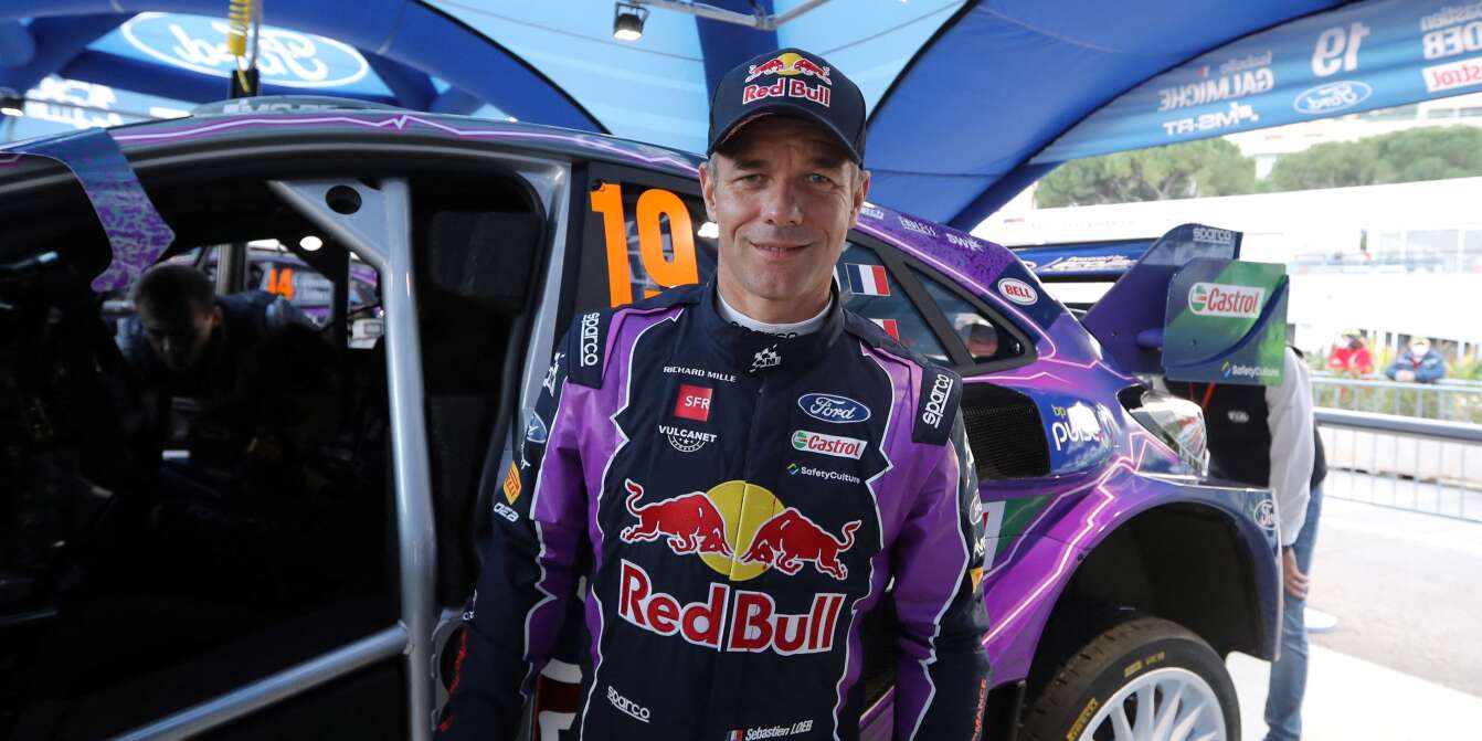 Sébastien Loeb au départ du Safari Rally