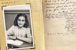 Le journal d’Anne Frank, que la jeune fille a tenu de 1942 à 1944.