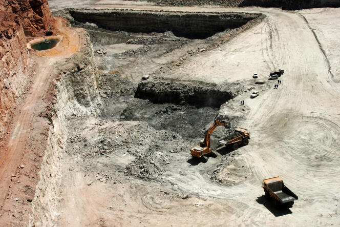 La mine d’Arlit au Niger, ici en 2005, exploitée par le groupe français Orano.