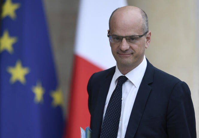 Jean-Michel Blanquer, newly appointed Minister of National Education, arrives at the ElysÃ©e Palace in Paris on May 18, 2017.