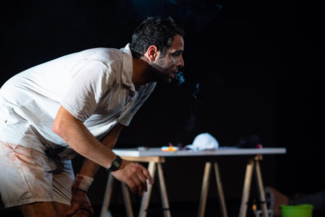 « Seras-tu là ? », de Solal Bouloudnine, présenté dans le cadre du festival Fragments, au Théâtre du Petit Saint-Martin, à Paris, en 2019.