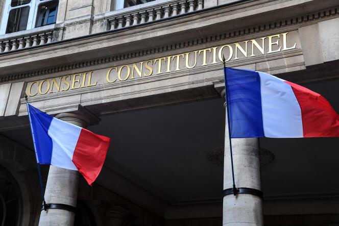 Le Conseil constitutionnel, à Paris, le 15 octobre 2018.