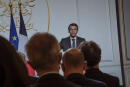 Le Président Emmanuel Macron reçoit les 100 lauréats du prix “French Design 100” à l’Elysée, Paris France, 20 janvier 2022. Agnes Dherbeys / MYOP « POUR LE MONDE »