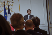 Emmanuel Macron, à l’Elysée, le 20 janvier 2022.