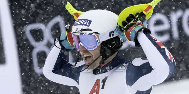 Ski : « Je ne sais pas si on peut rêver mieux », la surprise Dave Ryding, premier Britannique vainqueur en Coupe du monde