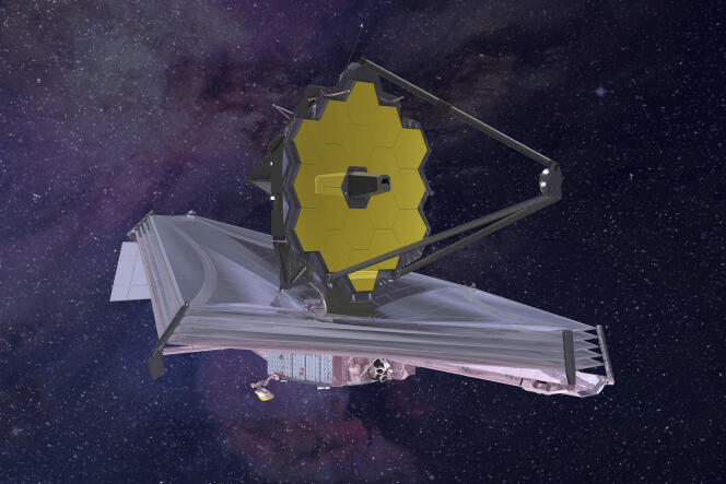 Artist's impression of the James-Webb space telescope, which should provide a better understanding of the origins of the universe.