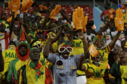 Des supporteurs du Mali au stade de Limbé (Cameroun), le 26 janvier 2022.