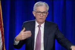 Jerome Powell, le patron de la Fed (banque centrale américaine), à Washington, le 26 janvier 2022.