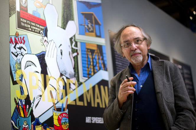 Art Spiegelman, auteur de « Maus », le 20 mars 2012, à Paris.