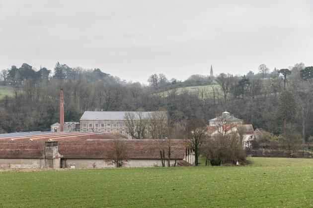 L’ancienne filature Bonnet-Allion au Longeron, à la frontière entre Maine-et-Loire et Vendée, le 19 janvier 2022.