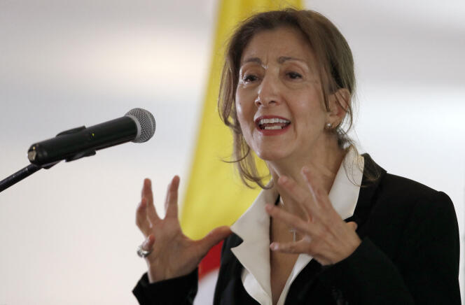 Ingrid Betancourt, il 28 gennaio 2022, a Bogotà.