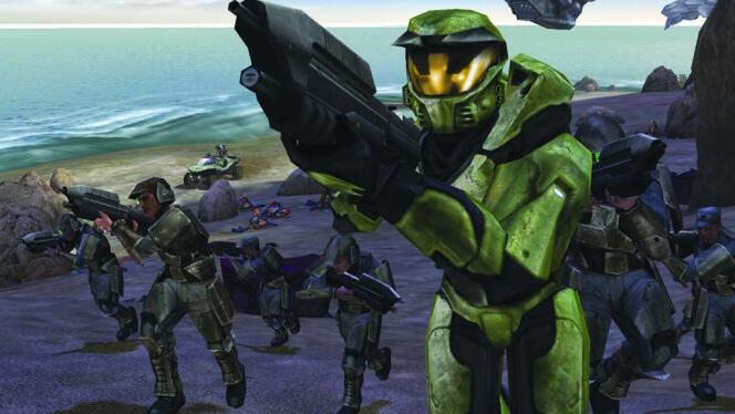 Image extrait du jeu « Halo : Combat Evolved ». Bungie a beau avoir créé une des icônes des jeux vidéo de Microsoft, le super-guerrier en armure Masterchief de la licence, le studio est aujourd’hui racheté par son grand rival, Sony.