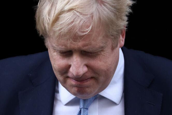 Le premier ministre britannique Boris Johnson, à Londres, le 31 janvier 2022.