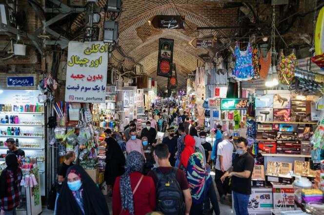 Le grand bazar de Téhéran, le 5 septembre 2021.