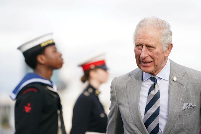 Le prince Charles à Chatham, dans le Kent, le 2 février 2022.