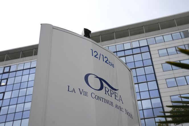 Le siège social du groupe Orpea, près de Paris, le 2 février 2022.