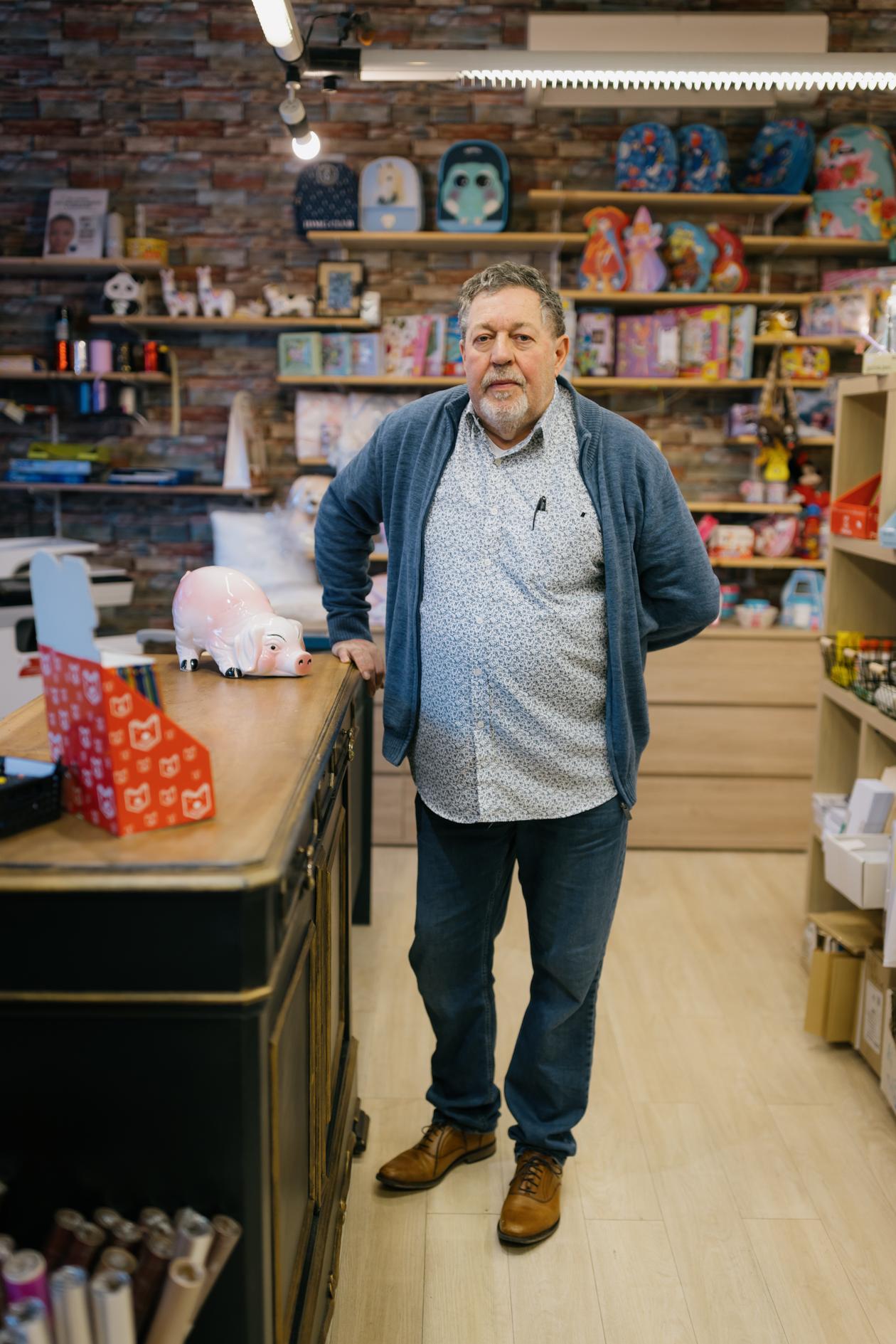 Hervé Gueyte, 65 ans, commerçant, à Bellegarde (Gard), près de Nîmes, le 11 janvier 2022.