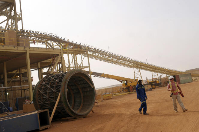 La mine d’or d’Essakane, dans le nord du Burkina Faso, en mai 2010.