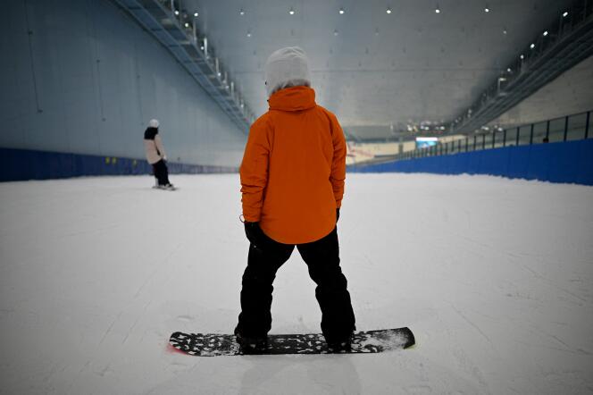At Sunac Snow Park, an indoor ski resort, in Chengdu, Sichuan province, China, Nov.