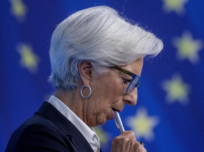 La présidente de la Banque centrale européenne, Christine Lagarde, le 3 février 2022, à Francfort.