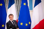 Emmanuel Macron lors d’une conférence de presse au Kremlin à Moscou, le 7 février 2022.