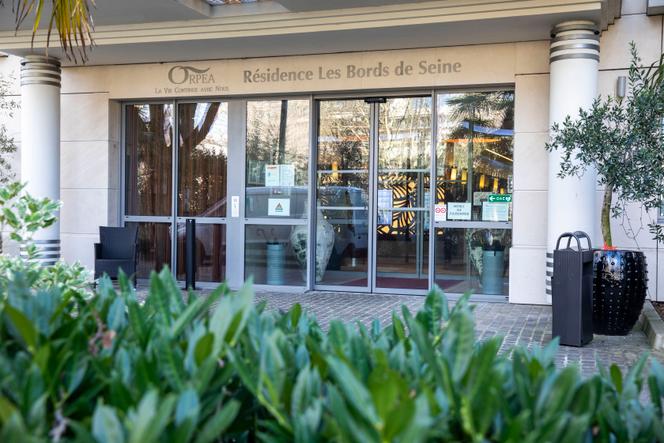 La résidence Les Bords de Seine, maison de retraite du groupe Orpea, à Neuilly-sur-Seine (Hauts-de-Seine), le 7 février 2022.