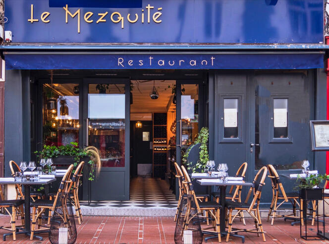 Le restaurant Le Mezquité au Touquet-Paris-Plage (Pas-de-Calais).