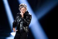 Orelsan sur scène lors des 37es Victoires de la musique, le 11 février 2022, à La Seine Musicale à Boulogne-Billancourt (Hauts-de-Seine).