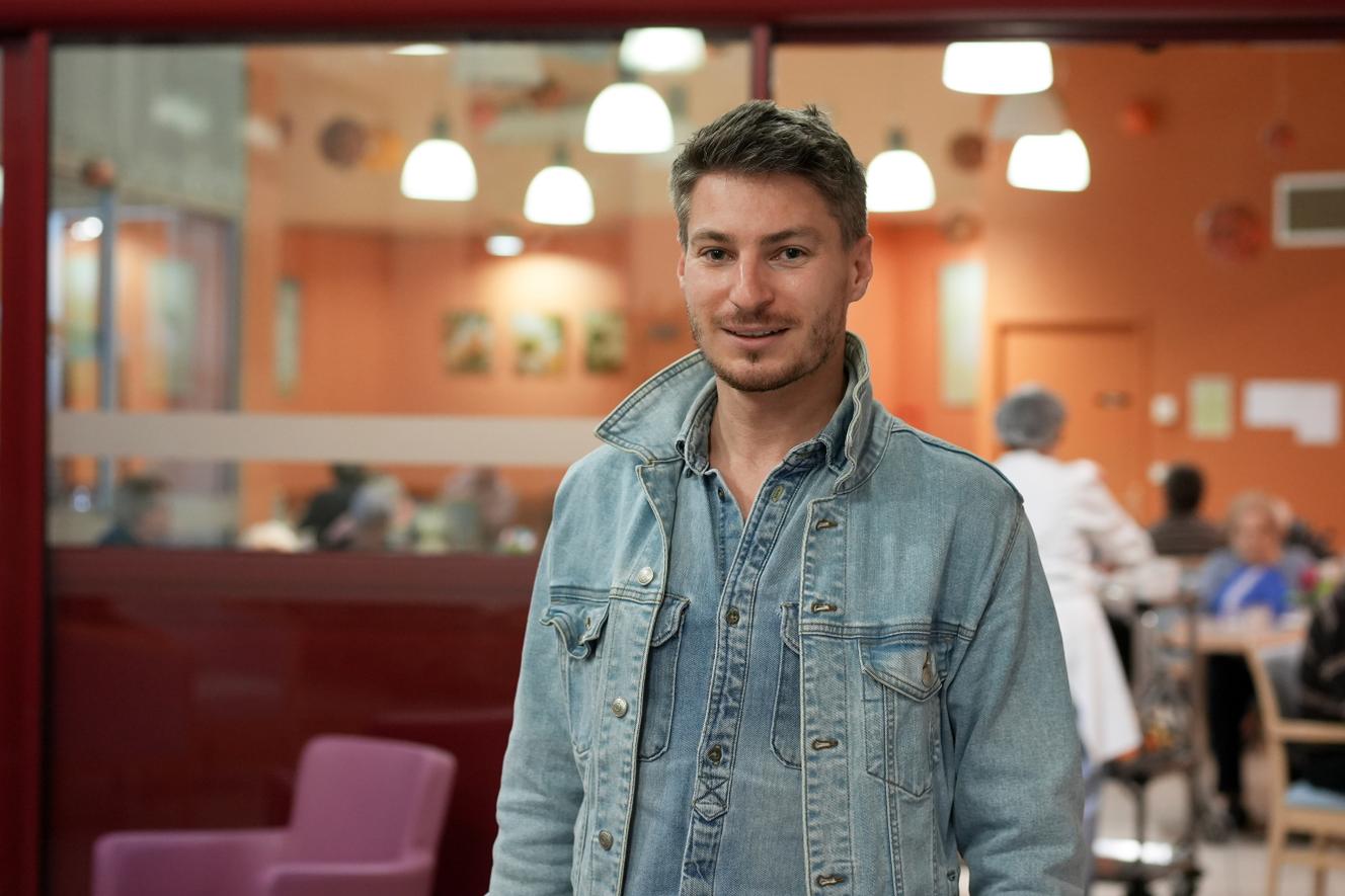 Mathieu Henry directeur de l’Ehpad de Montfort-en-Chalosse et de Gamarde dans les Landes,  le 10 février 2022.