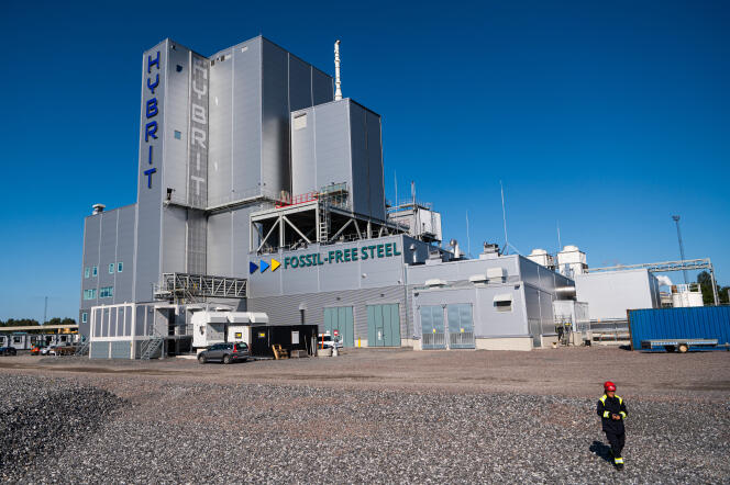 L’usine pilote du projet Hybrit, à Lulea, en Suède, le 27 août 2021.