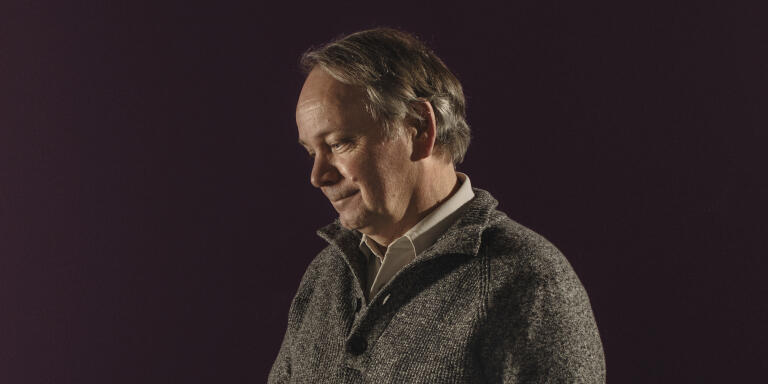 American programmer and designer Sid Meier poses for a portrait inside of Fireaxis Games, the company he formed in 1997 on February 15, 2022 in Sparks Glencoe, MD. (Photo by Jason Andrew por Le Monde)