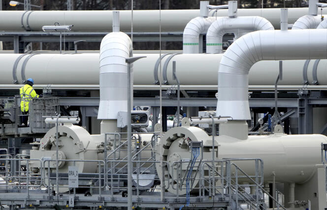 Le gazoduc Nord Stream 2 à Lubmin, dans le nord-est de l’Allemagne, le 15 février 2022.