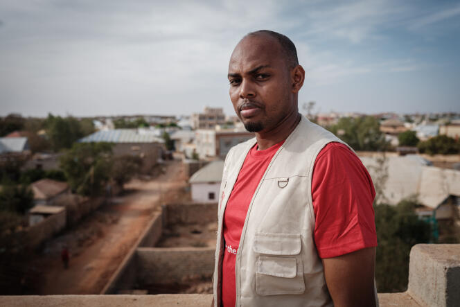 Mohamednur Mohamed Abdirahman, directeur terrain de l’ONG Save The Children, qui intervient dans plusieurs campements et infrastructures médicales à Baidoa, en Somalie.