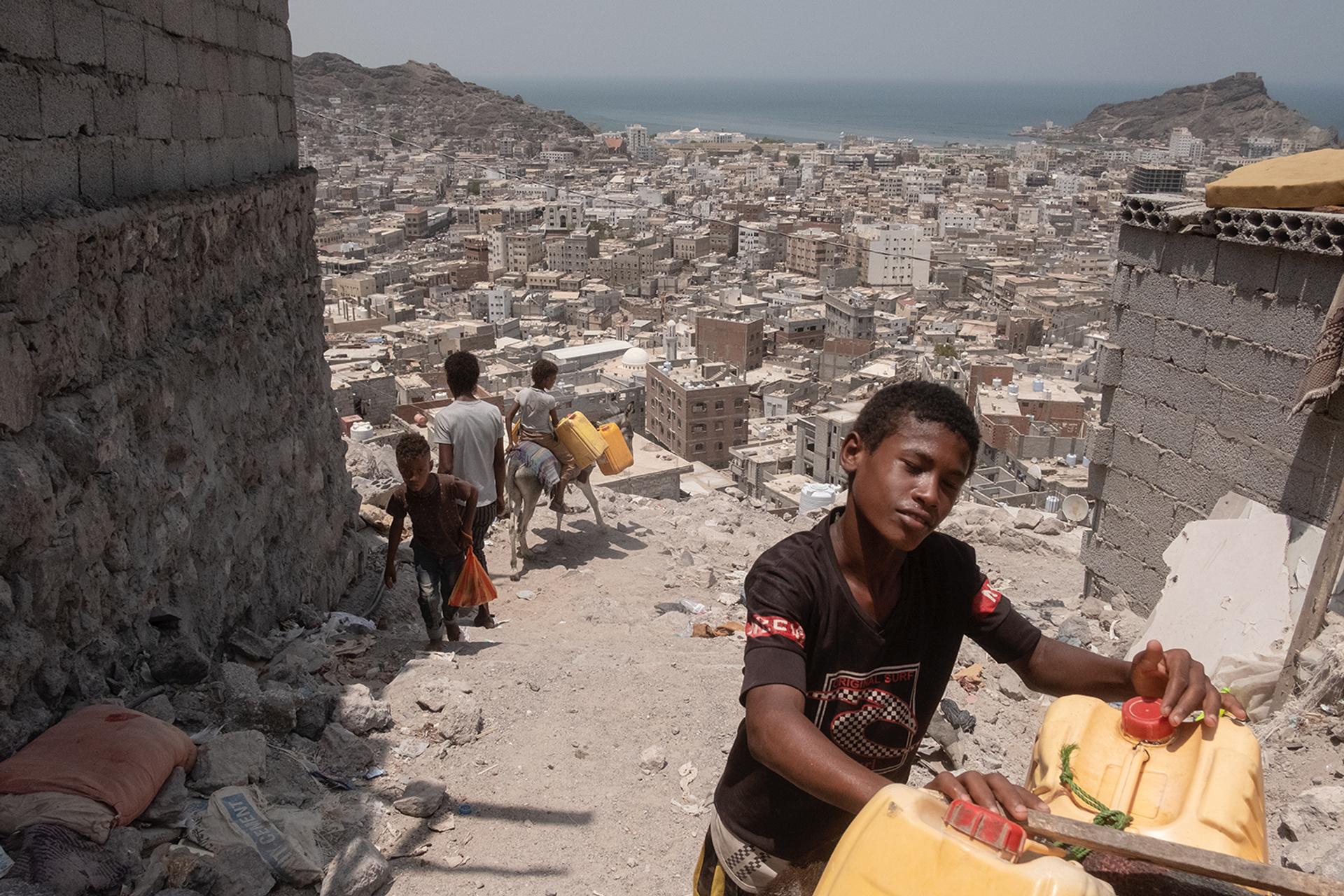 La ville d’Aden, dans le sud du pays, le 19 août 2021.