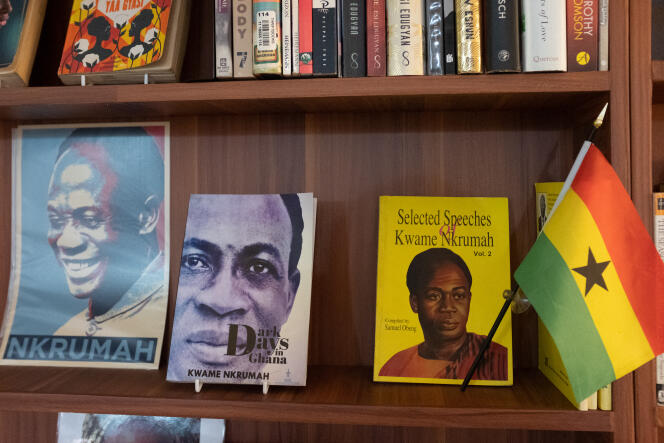 A la Library of Africa and the African Diaspora à Accra, au Ghana, en juillet 2020.