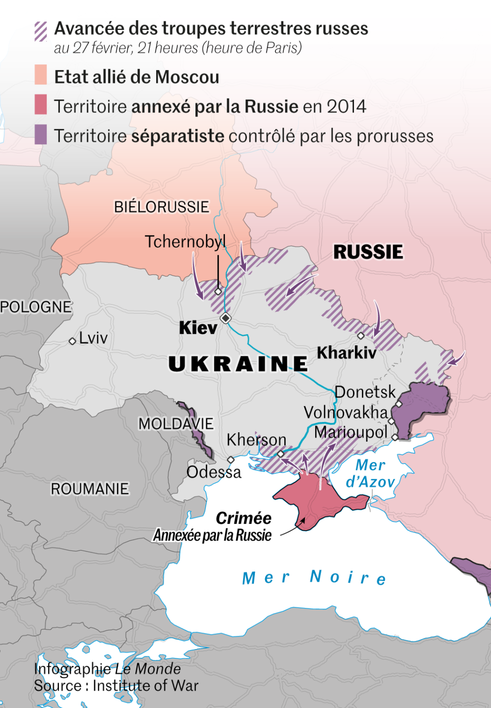Heure De Moscou Par Rapport à Paris Guerre en Ukraine : une cinquième journée marquée par les combats à Kharkiv  et les pourparlers entre Moscou et Kiev