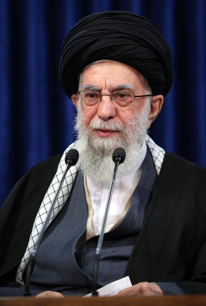 Ali Khamenei, en janvier 2021.