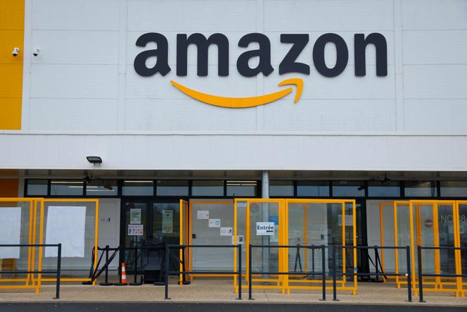Un centre Amazon, à Brétigny-sur-Orge (Essonne), le 14 décembre 2021.
