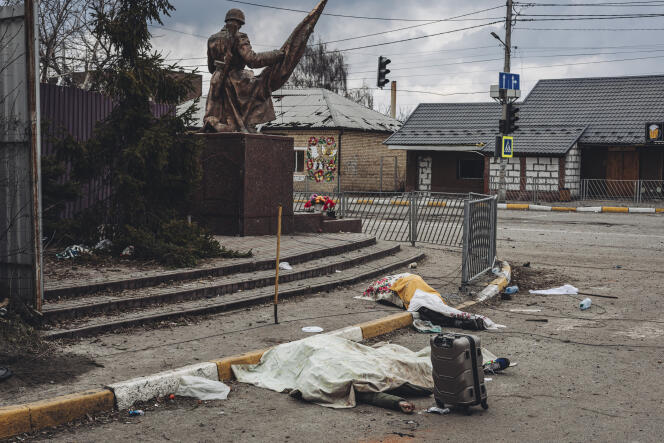 On March 6, 2022, civilians were killed in a shelling attack on a checkpoint in Irbine, Ukraine.